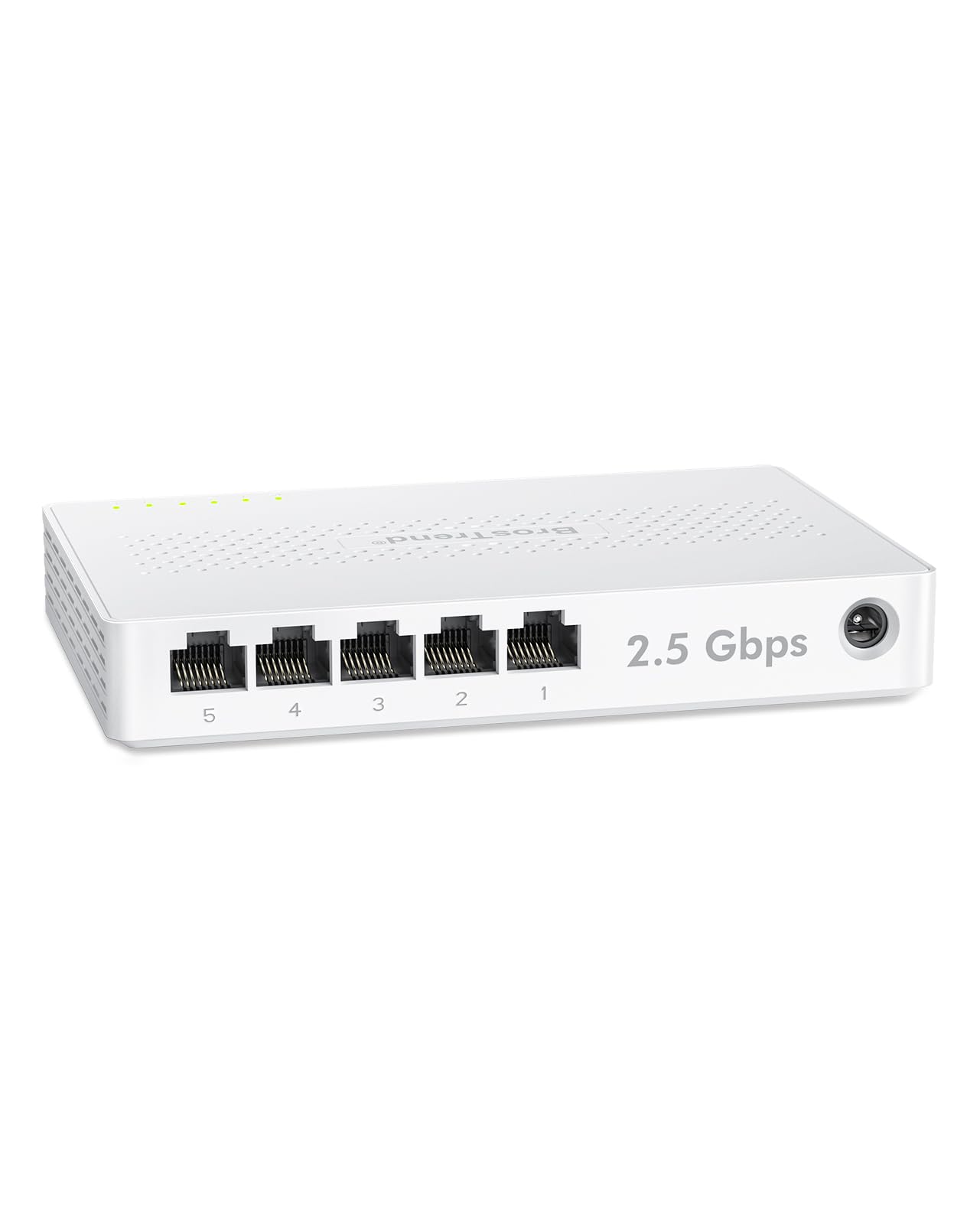 BrosTrend 2.5Gb Switch, 5 Port Unmanaged Switch for PC, Game Consoles, NAS