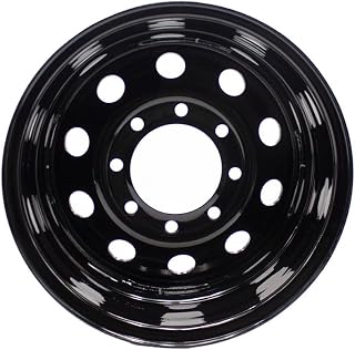 16x6 Trailer Rim Wheel 8 Lug On 6.5 8x6.5 16 inch 16 X 8 x 6.5 Bolt Circle | Black Steel Equipment Trailer Rim Wheel