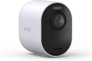 Arlo Ultra Add-On Security Camera 4K HDR (3rd Gen, 2025 Release) - Requires SmartHub, Wireless Outdoor Camera, Battery Power, Emergency Response, Event Caption, 1 Cam, White (Renewed)