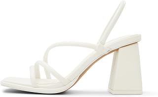 Call It Spring womens Luxe Vegan Strappy Block Heel Sandal