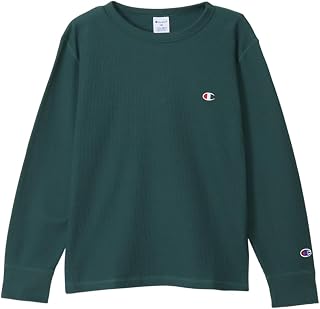 Champion(チャンピオン) ロングTシャツ キッズ 長袖 丸首 COTTON USA ワンポイントロゴ ロングスリーブTシャツ ベーシックロングTシャツ キッズ 長袖 丸首 COTTON USA 刺繍 ワンポイントロゴ ロングスリーブTシャツ ベーシック CK-Y405ボーイズ