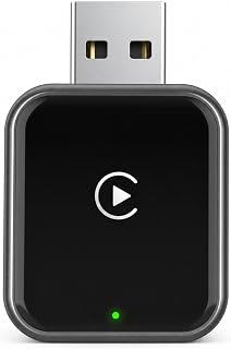 2 in 1 Wireless CarPlay and Android Auto Adapter, Auto Connect, No Latency | Converts factory-wired CarPlay or Android Auto to wireless with USB/USB-C plug-and-play setup and automatic reconnection.
