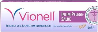 Vionell Moisturizing and Soothing Intimate Cream, Helps Prevent Irritation Up to 8 Hours. With Natural Prebiotic Oats. External Use. 15g