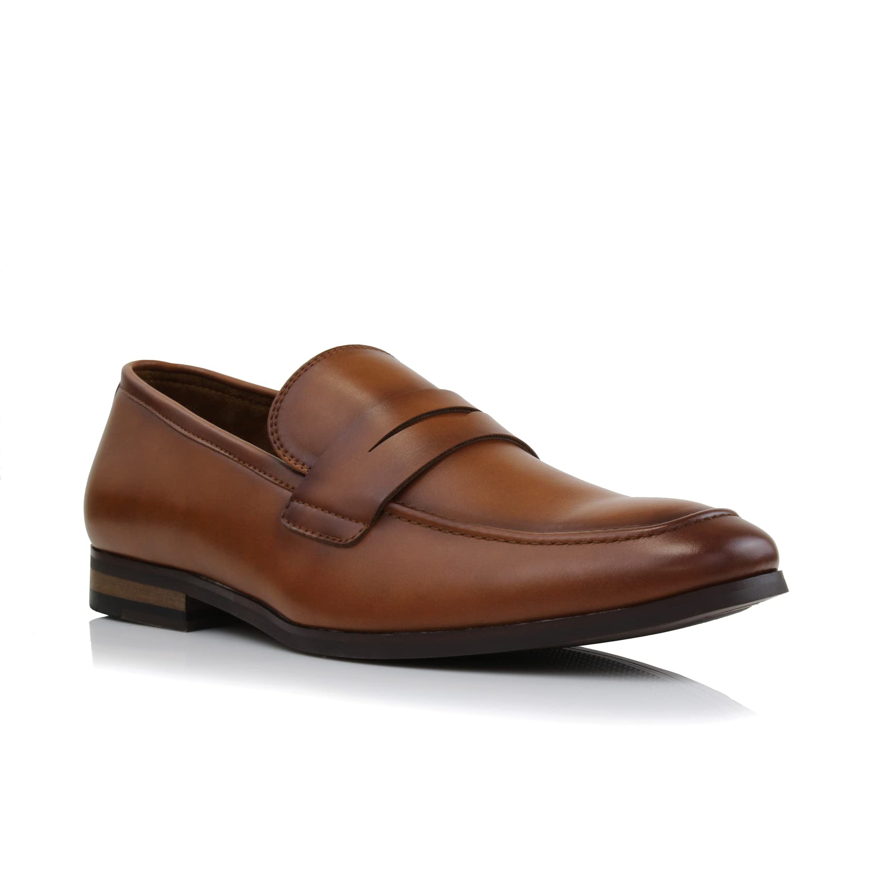 Ferro Aldo Dylan MFA19671 Classic Mock-Toe Penny Loafer for Men