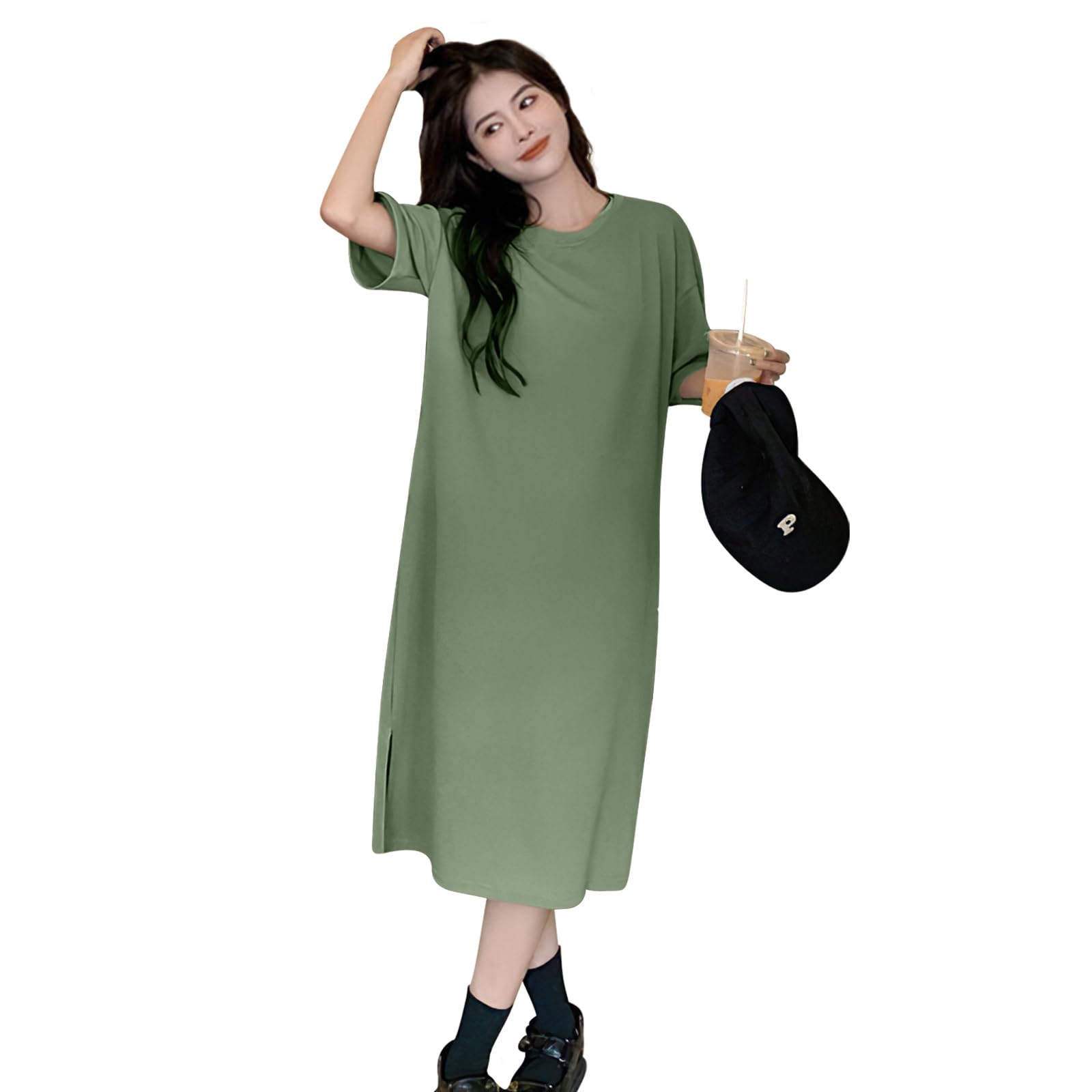 [MOWO] Women's Dress, Spring and Summer, Lightweight, Comfortable, Slim, Relaxed