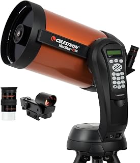 Celestron NexStar 8SE Computerized Telescope – Schmidt-Cassegrain | Fully Automated GoTo Mount with SkyAlign, Large 8" SCT Optics, Visual & Astroimaging Ready, Deep-Sky & Planets, 40k+ Objects