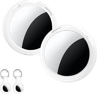 Air Tracker Tags-2 Pack [Apple MFi Certified] for Apple Find My (IOS Only) | Smart Bluetooth Item Finders Worldwide Real Time Tracking Locator Waterproof for Cats Key Kid Pet Backpack Wallet Dog Luggage