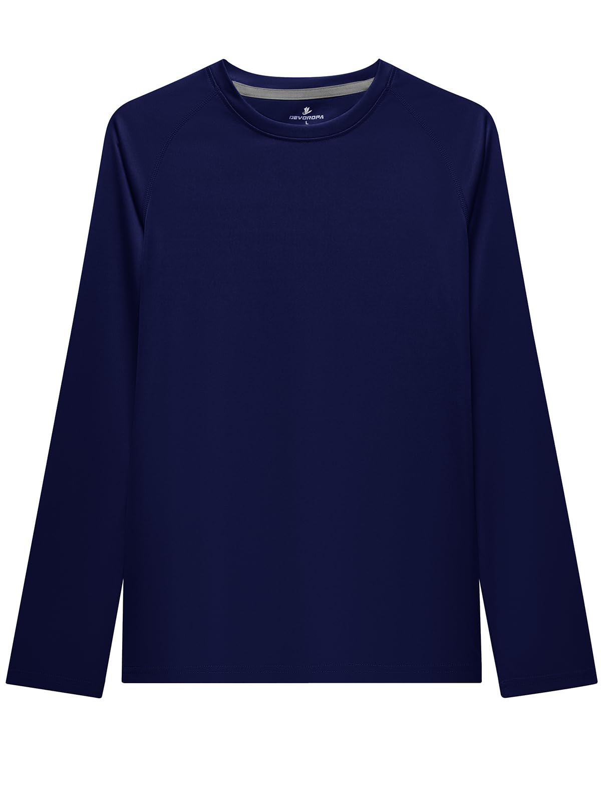DEVOROPA Boys UPF 50+ Rash Guard Swim Shirt Long Sleeve Quick Dry Lightweight Ki