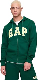 GAP Men's Heritage Logo Full Zip Hoodie Hooded Sweatshirt