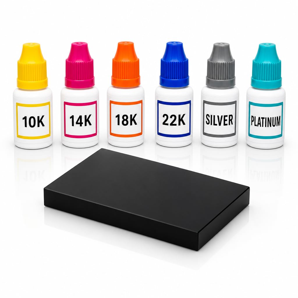 Gold, Silver, Platinum &amp; Palladium Testing Kit - Acid Solution to Test Preci