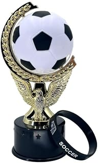 Express Medals 10 PK or More Blank or Engraved Spinning Soccer Trophies, Male Female Awards