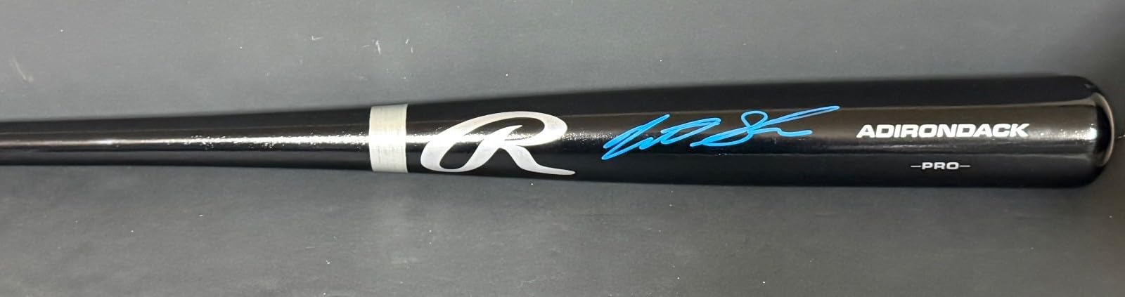 Matt Shaw Cubs Autographed Signed Black Baseball Bat BECKETT Witness Hologram