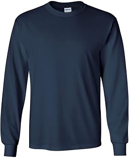 Gildan Men's Ultra Cotton Adult Long Sleeve T-Shirt, 2-Pack