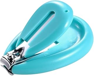 Blue Stainless Steel Nail Clippers - Safe and Easy to Use for Youth, Durable and Ergonomic Design