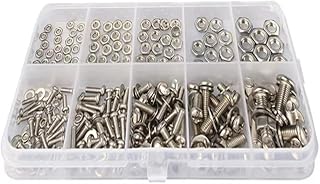 Metric Bolt Assortment Kit 320 Pieces - M2, M2.5, M3, M4, M5 Cross Round Head Bolts Bicycle, furniture, home and business fixing needs