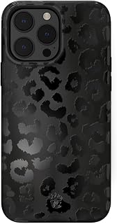 VELVET CAVIAR Black Leopard Cheetah Print Phone Case for iPhone 14 Pro Max - Compatible with MagSafe - 10ft Drop Tested