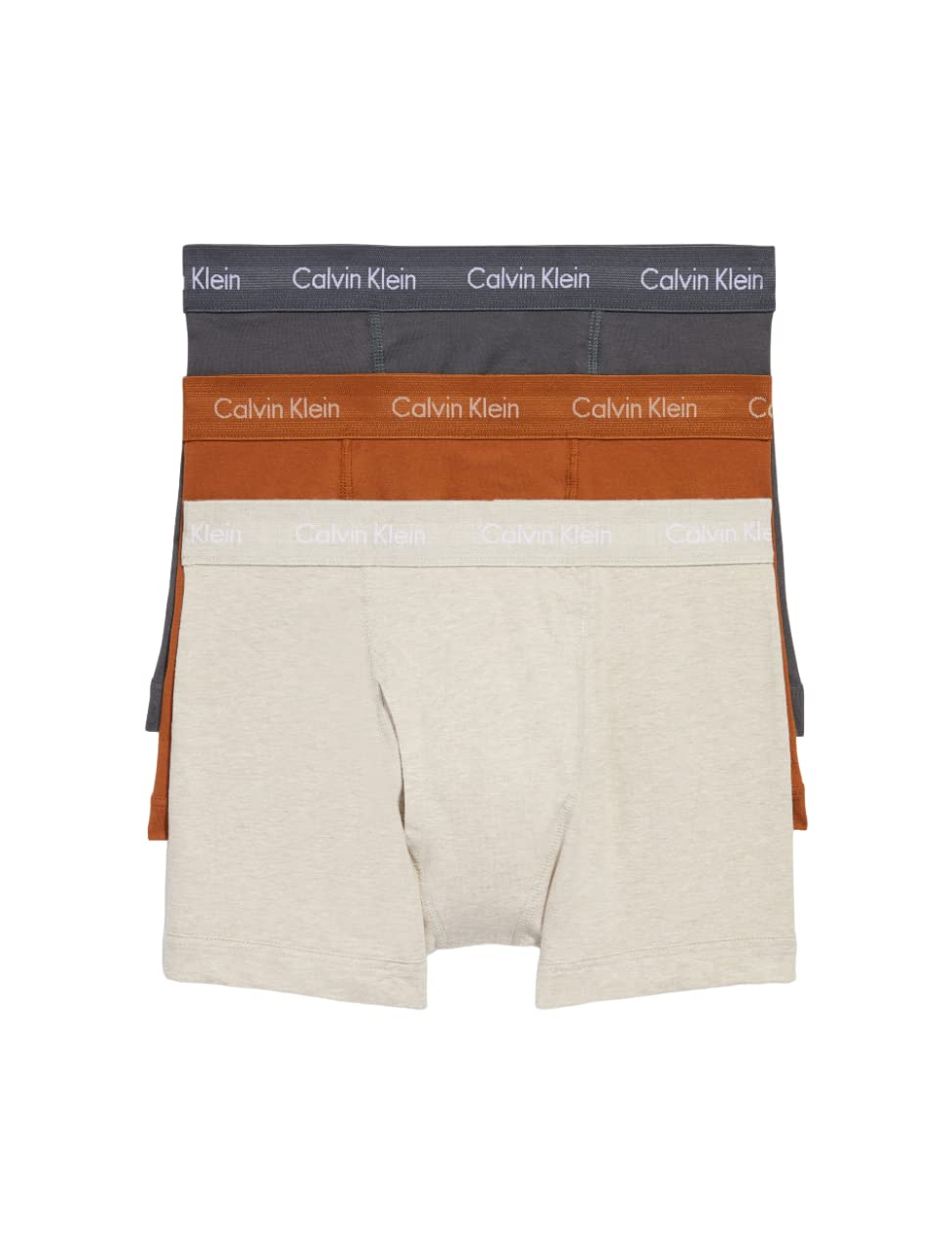 Calvin Klein Boxer in cotone elasticizzato, confezione da 3 pezzi, NB2615, Trave