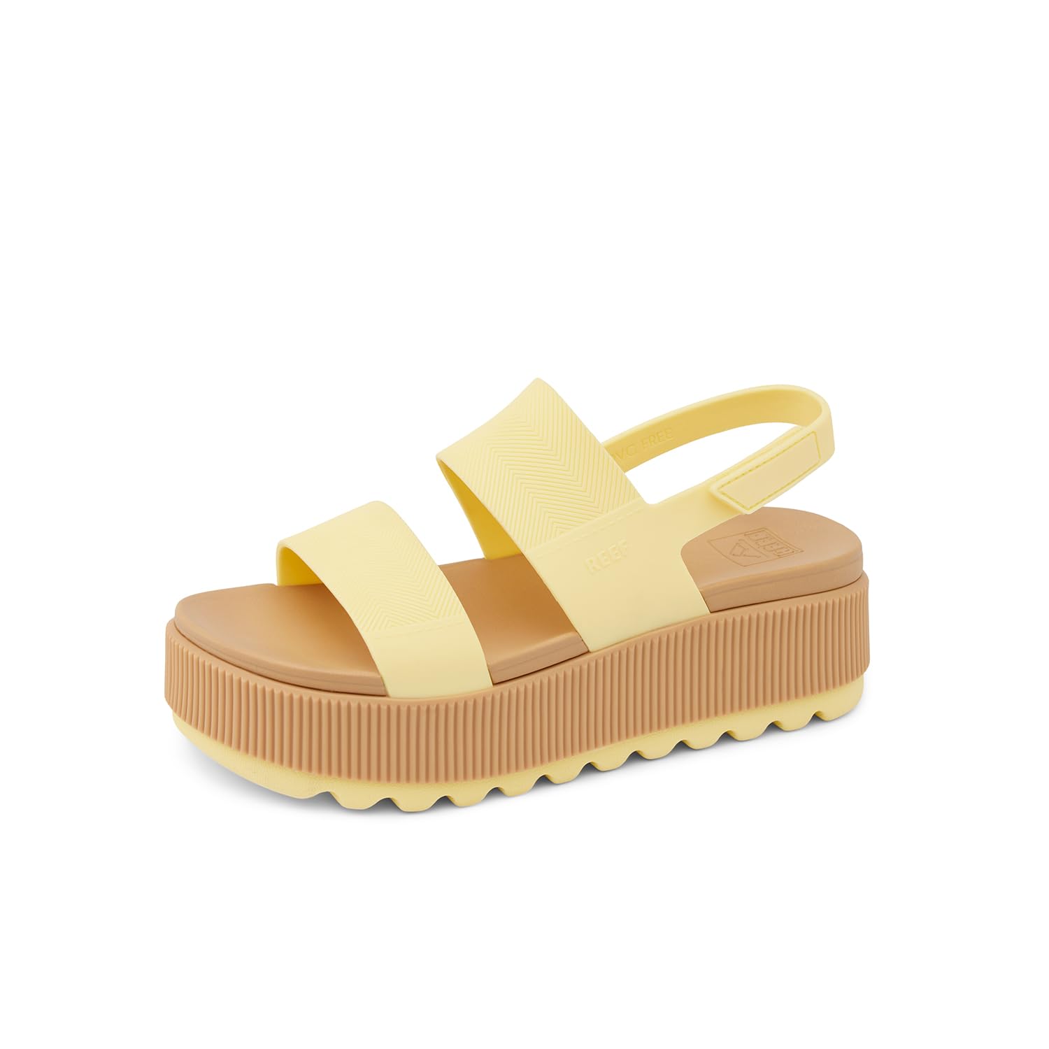 Reef Water Vista Womens Water Vista Platform Sandal Adjustable Strap Sandal Blac