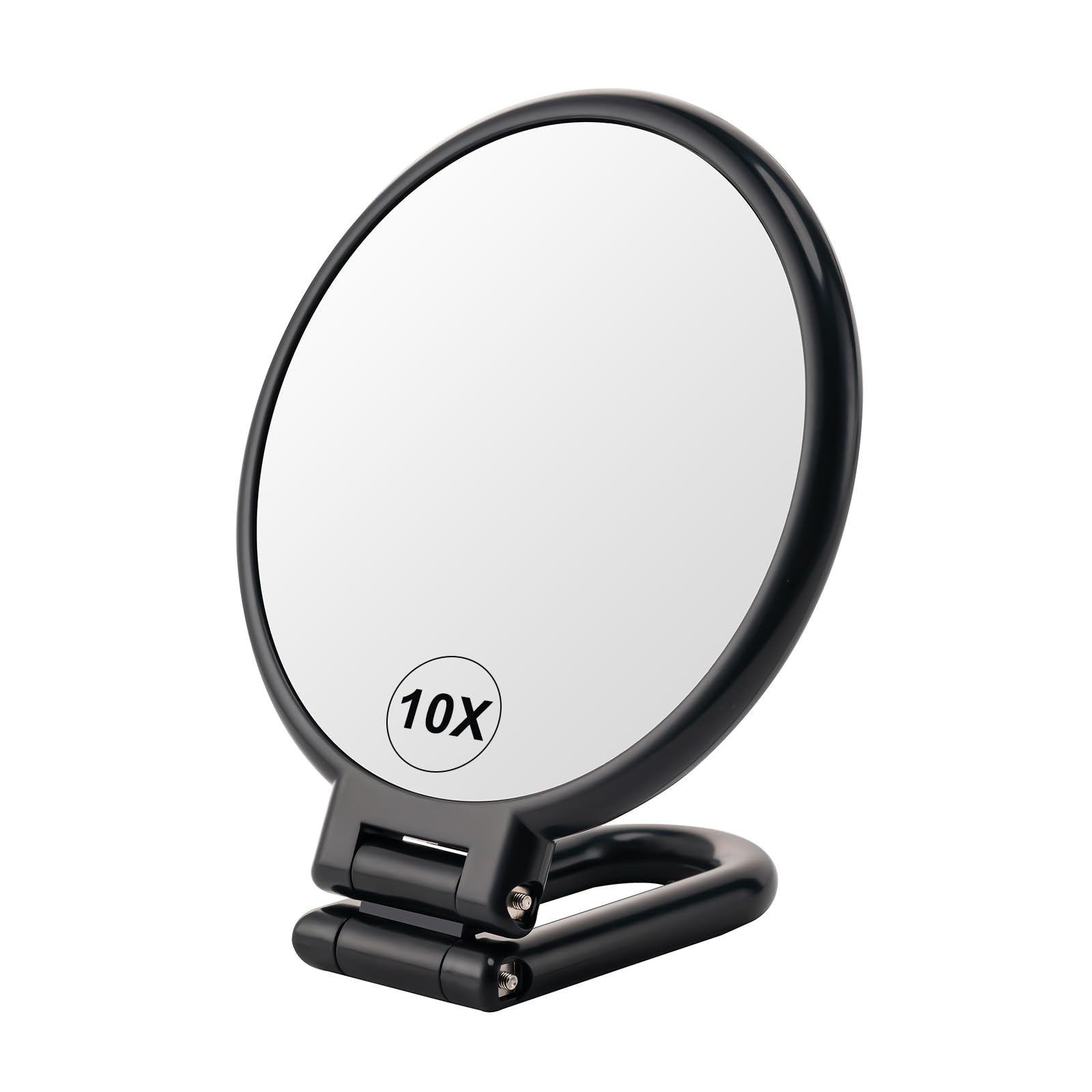 10X Magnifying Mirror, Double Side Handheld Mirror, Travel Makeup Mirror | 1X/10