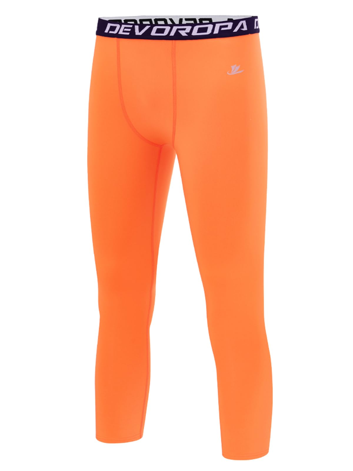 DEVOROPA Boys Leggings Quick Dry Youth Compression Pants Sports Tights Basketbal