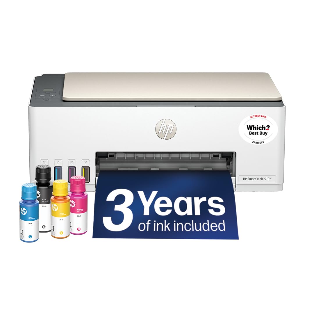 HP Smart Tank 5107 All in One Printer | Perfect for Home | Colour | Wireless | P