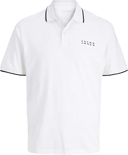 JACK & JONES Jcostance Men's SS Print Polo Shirt