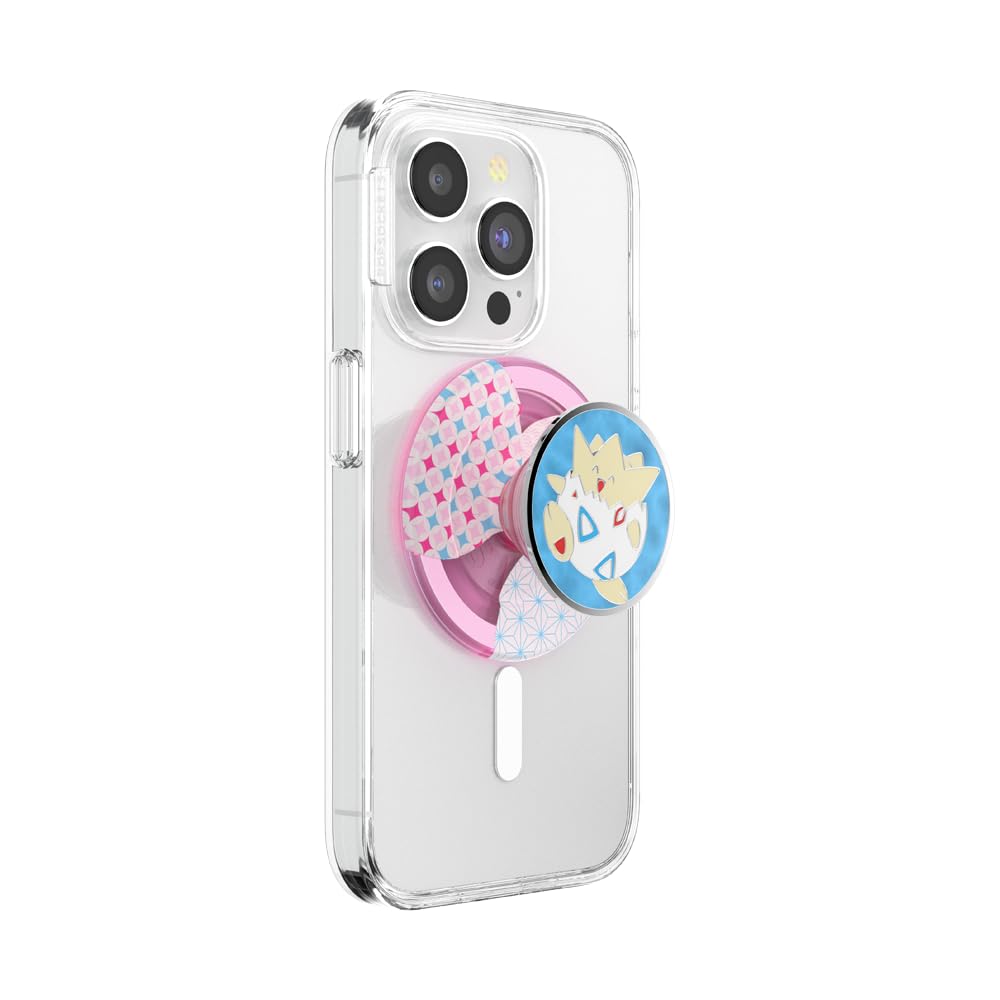 PopSockets Round Phone Grip Compatible with MagSafe, Adapter Ring Included, Phon