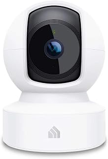 Kasa 1080p Indoor Pan/Tilt Wired Security Camera, Baby & Pet Monitor, EC70 | Motion Detection & Tracking, 2-Way Audio, Night Vision, Subscription-Free Local Storage or Optional Cloud