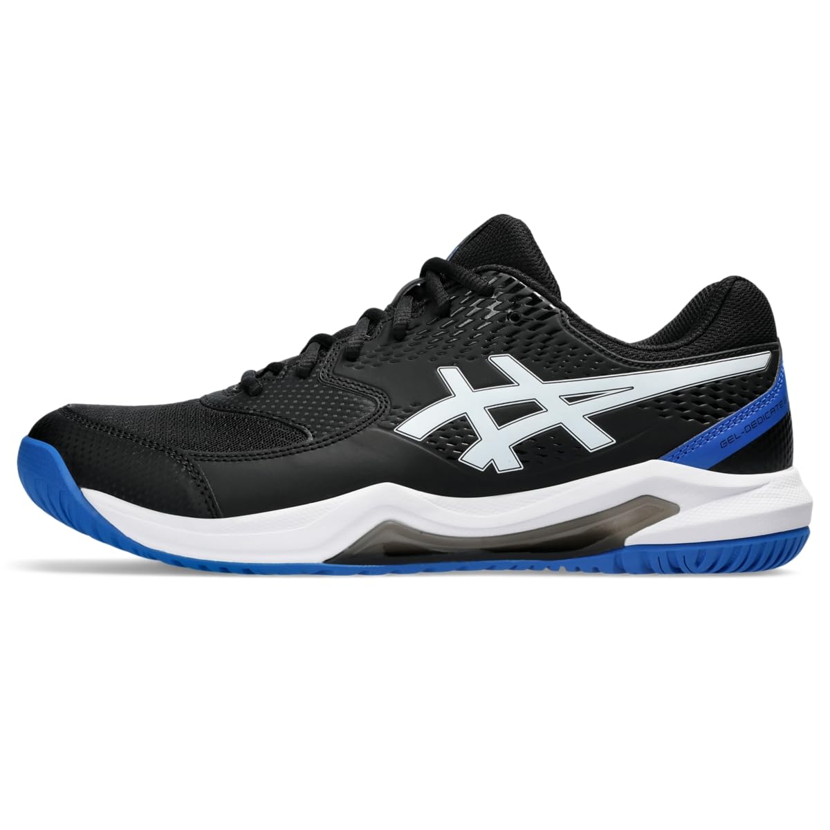 ASICS Gel-Dedicate 8 Men's Tennis Shoes, Black Blue Tuna, 39.5 EU Wide