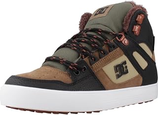 DC Shoes Schuhe - Pure Kids Shoe - D0301069A-BDWD - Black D0301069A - Leather Skate Shoes for Children