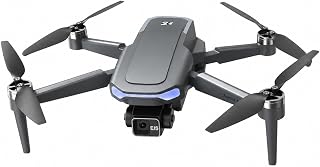 3-Axis Gimbal GPS Drone with 4K Camera YIKKEON Drone, 10000FT Range, 90Min Flight Time with 3 Batteries, 4.5" HD Screen Remote, Auto Return, Follow Me, Brushless Motor, 5G FPV, Foldable RC Quadcopter for Beginners - Under 249g