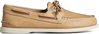 Sperry Scarpe da barca da uomo A/O 2-Eye Wash. Lea Tortora