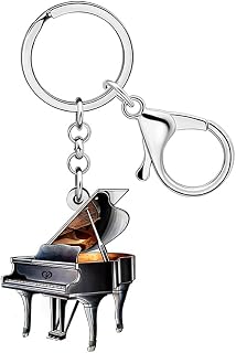 Acrylic Keyring Piano Lover Gifts for Musicians Pianists Women Music Teacher Bag Accessories Backpack Pendant