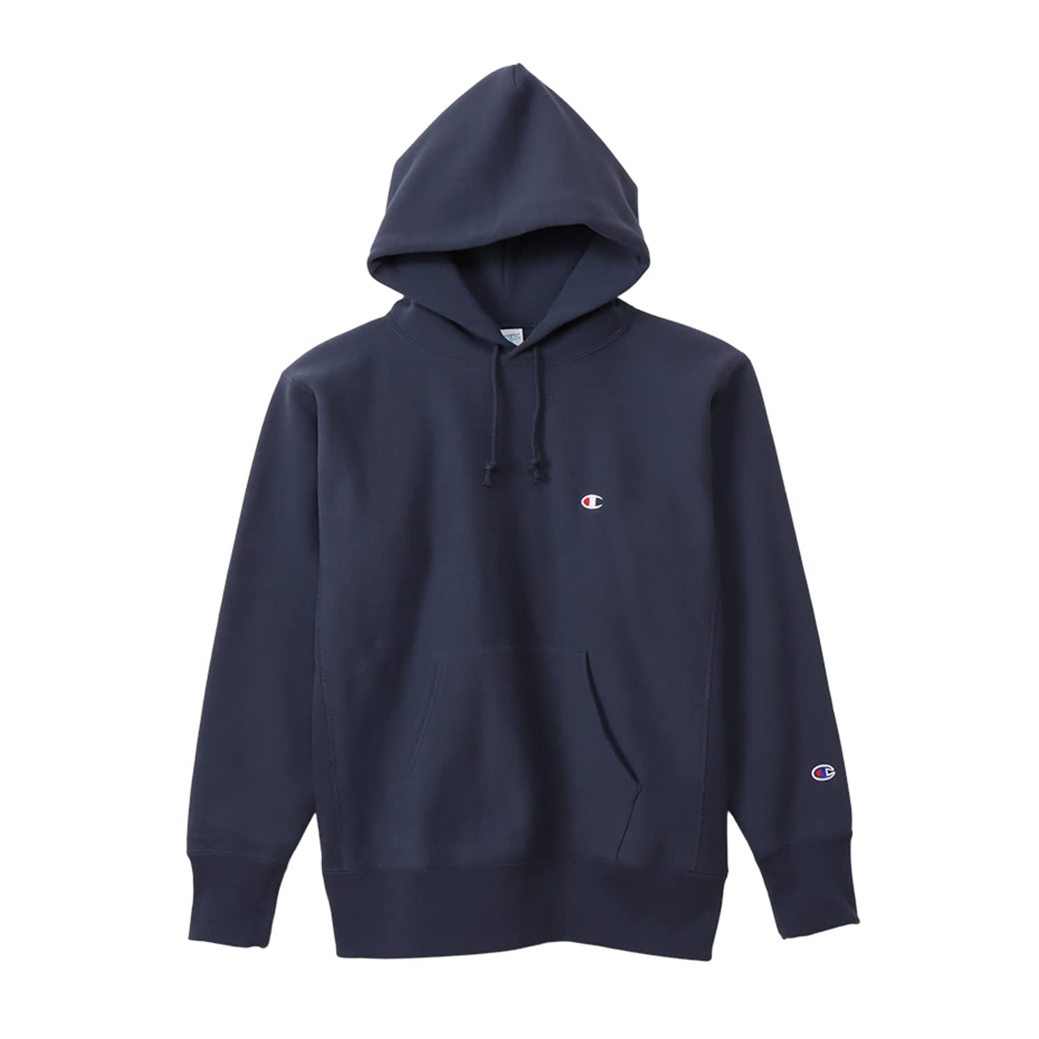 Champion C3-Y133 Men's Hoodie, Long Sleeve, 11.5 oz, Cotton USA, One Point Logo,