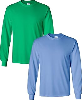 Gildan Unisex Ultra Cotton Long Sleeve T-Shirt, Style G2400 T-Shirt (Pack of 10)
