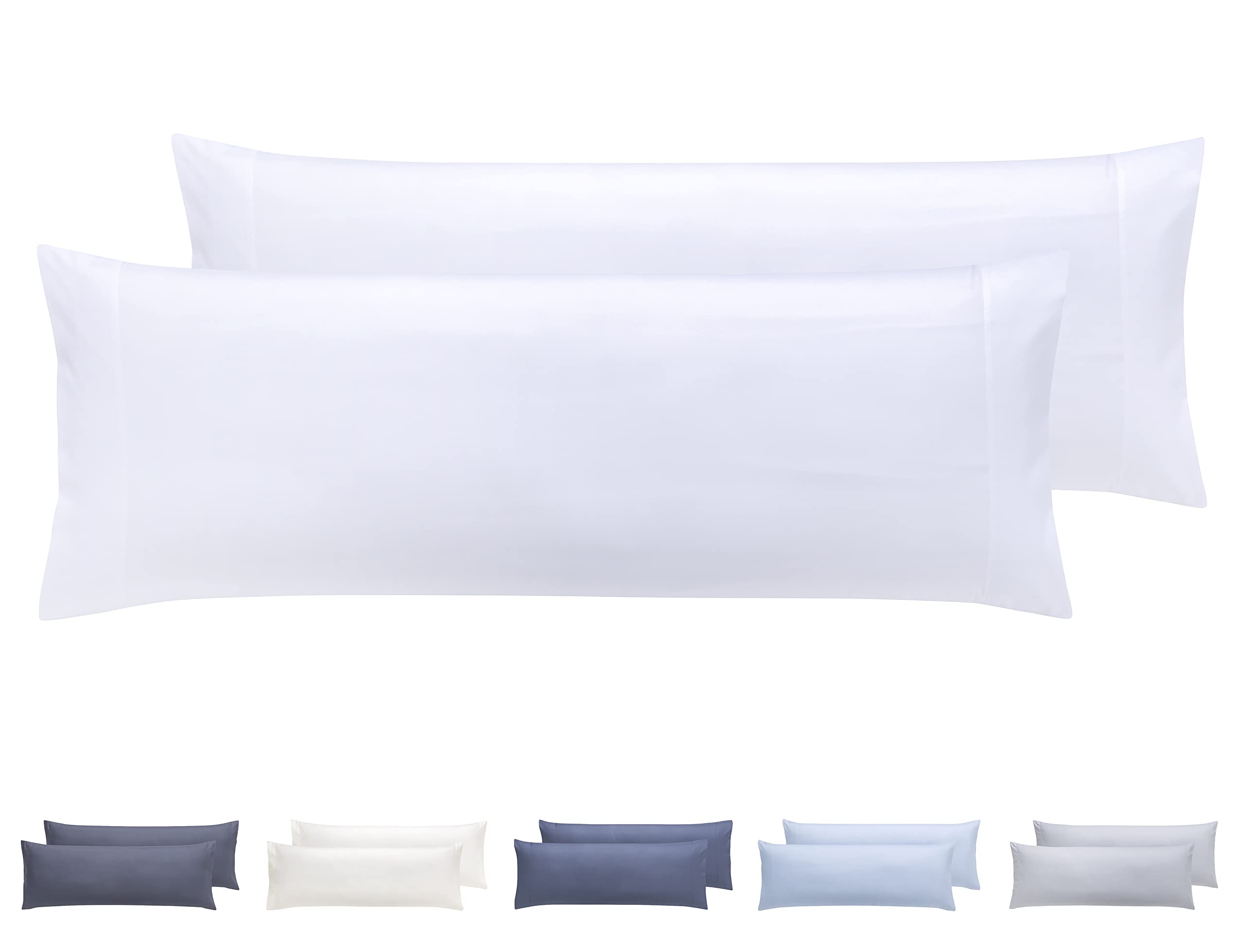 Todocama Set of 2 Pillowcases, Extra Soft Microfibre, Hypoallergenic, Set of 2 -