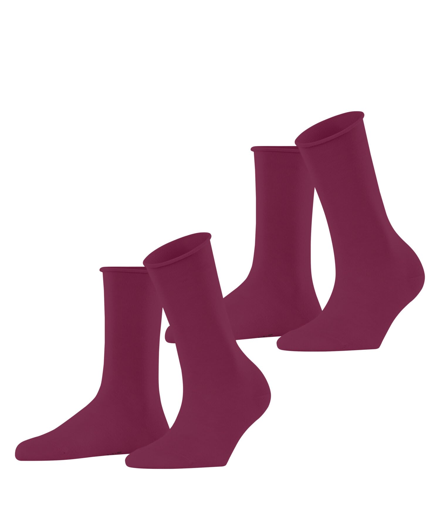 ESPRIT Women's Basic Pure 2-Pack Breathable Socks Organic Sustainable Cotton Wit