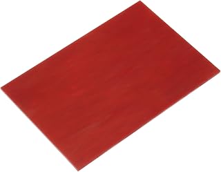 Generic Stained Glass Sheet Mosaic Tile 5.9" x 3.9" Deep Red Stained Glass Sheet for Craft DIY, Art Projects