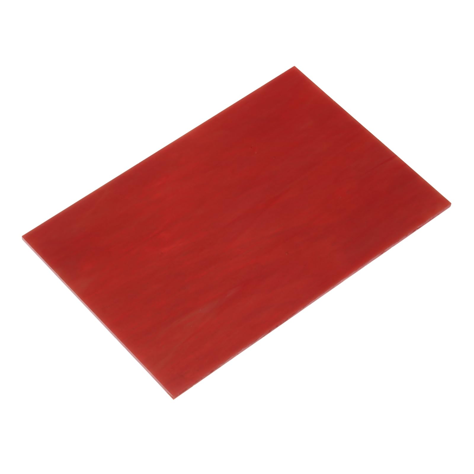 Generic Stained Glass Sheet Mosaic Tile 5.9" x 3.9" Deep Red Stained Glass Sheet