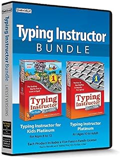 Typing Instructor Bundle - Includes Two Software Programs for Kids & Adults to Learn to Touch Type - CD/PC