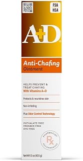 A+D Anti-Chafing Ointment, Odor Control, Pharmacist Recommended - 1.5 oz | Helps Protect and Treat Skin Irritation from Friction or Chafing, Odor Control Technology, Non-Irritating