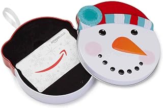 Amazon.co.uk Gift Card for Custom Amount in a Snowman Tin
