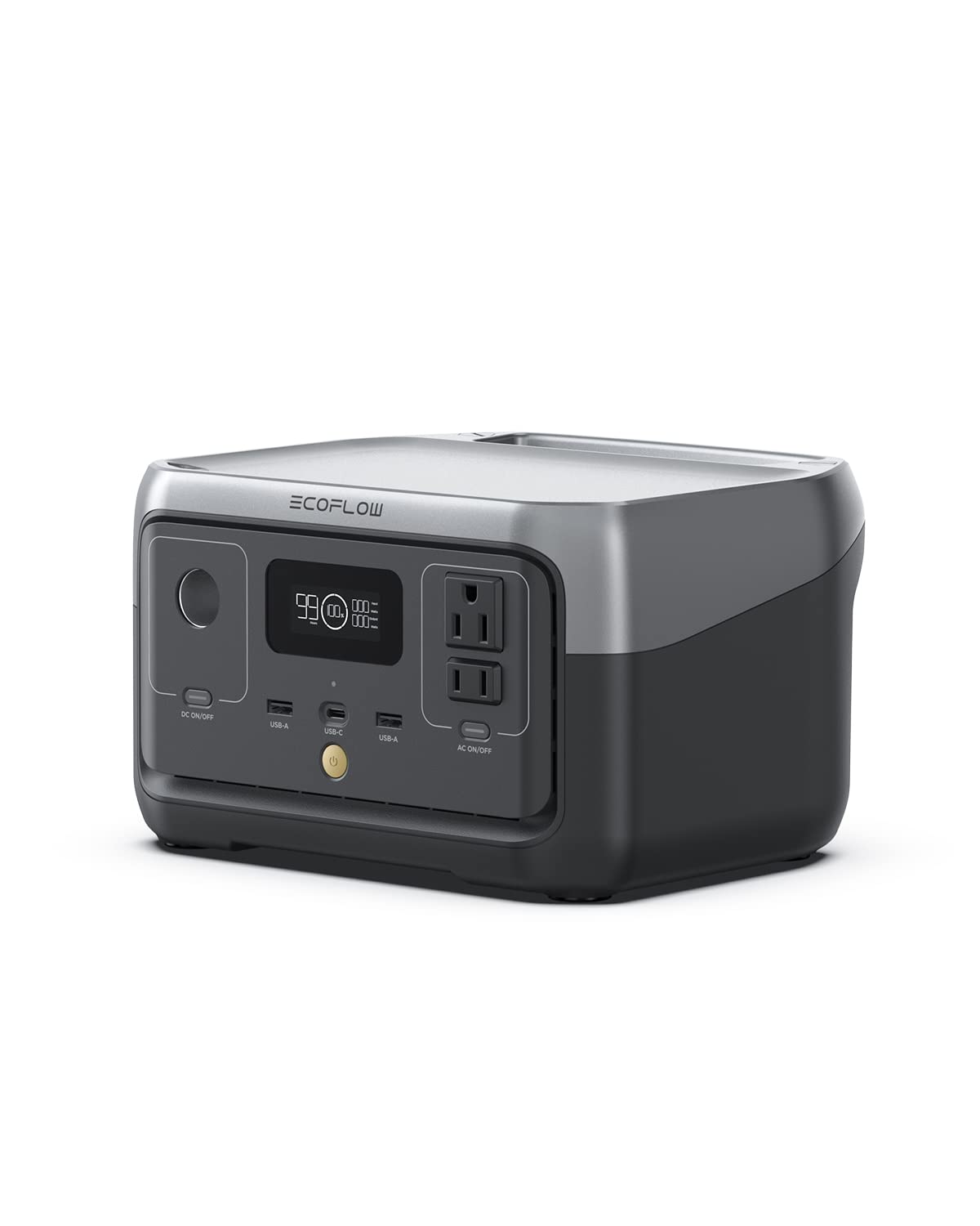 EF ECOFLOW RIVER 2 240 Portable Power Station, 243Wh 300W | LiFePO4 Battery, 1-H