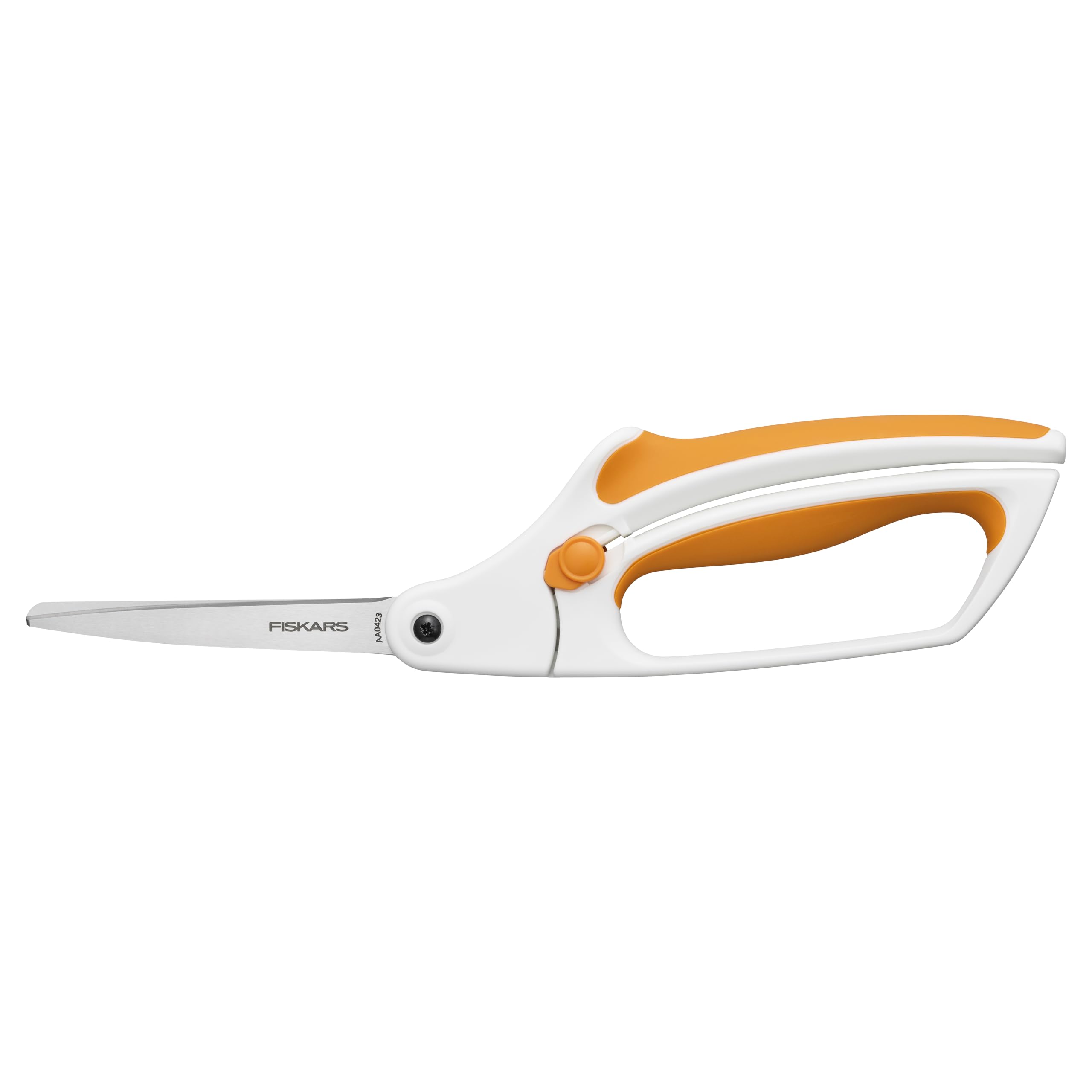 Fiskars 10" Easy Action Bent Handle Scissors for Fabric & Sewing | No. 8 Precisi