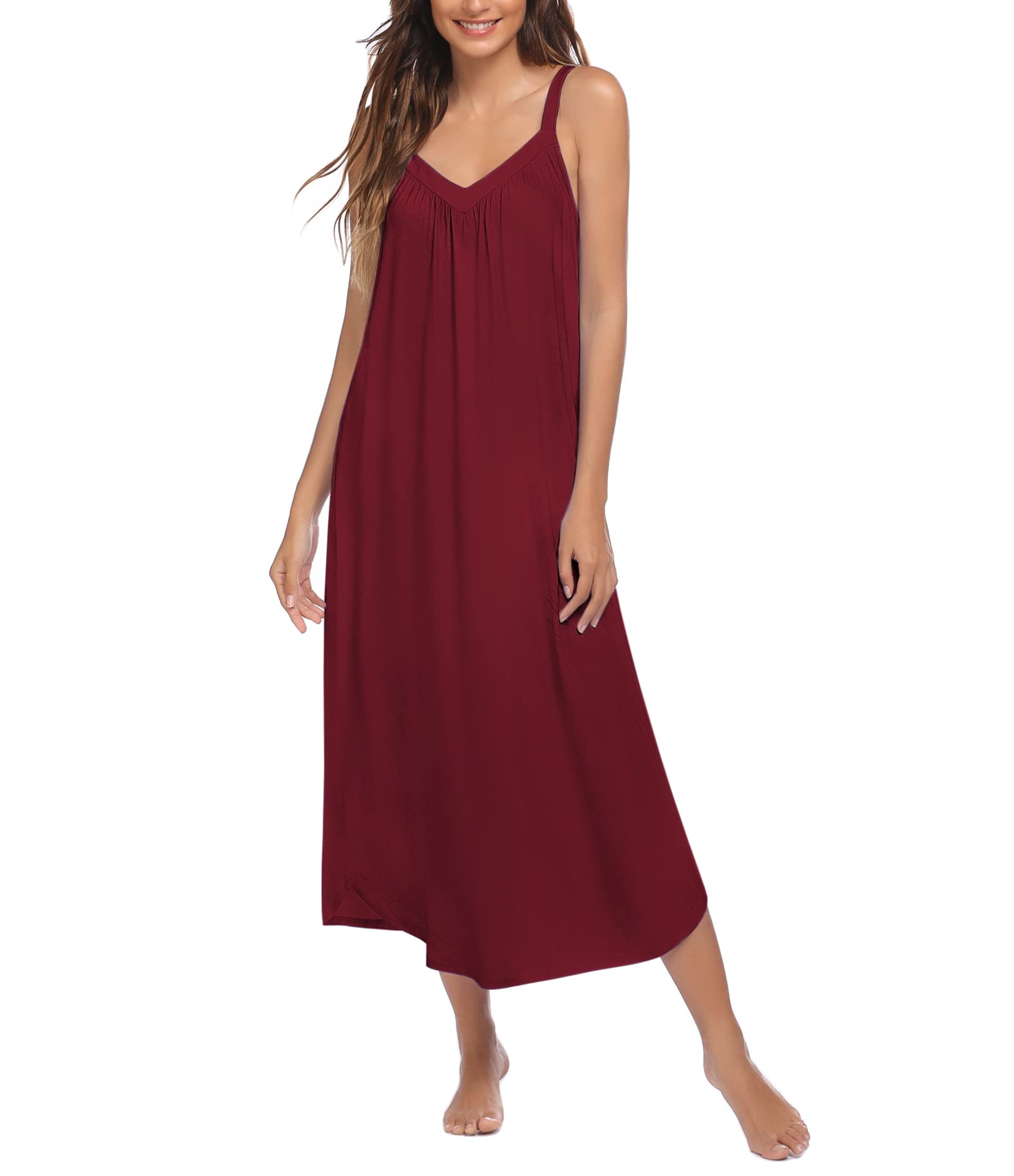 Ekouaer Women's Night Shirt