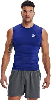 Under Armour Mens Heat Gear Compression Sleeveess T-Shirt