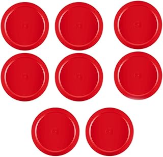 8 PCS Air Hockey Pucks, 2.5" Professional Air Hockey Set,Puck Parts,for Large Tables Best Accessories,Game Tables Equipment Accessories