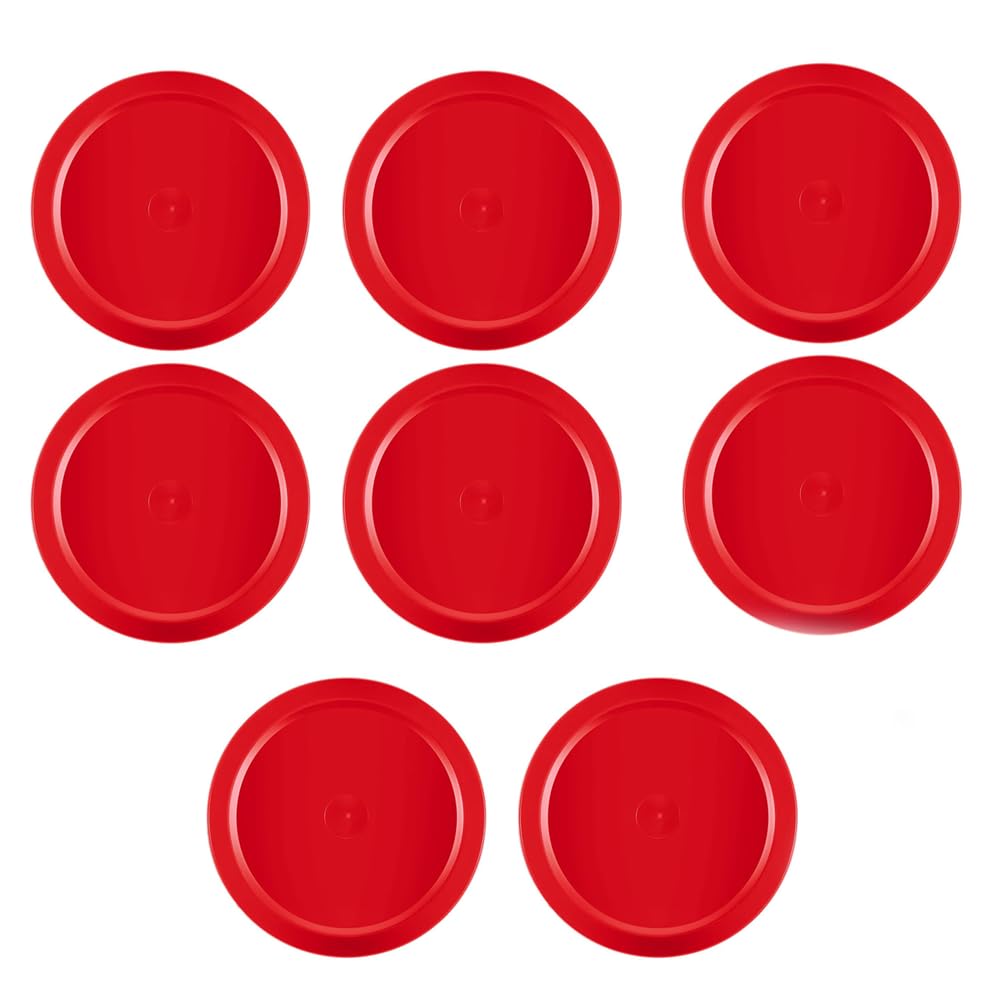 8 PCS Air Hockey Pucks, 2.5" Professional Air Hockey Set,Puck Parts,for Large Ta