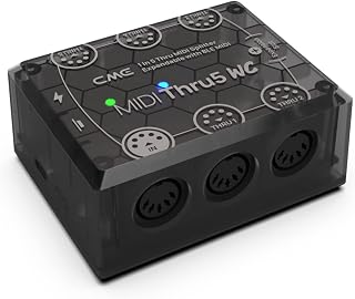 CME MIDI Thru5 WC – 1-in-5-out MIDI Thru with 5-pin DIN - High-speed transfer of all data