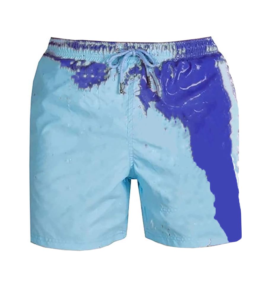 Swimming Shorts for Men Swimming Shorts Summer Swimming Shorts with Watercolour 
